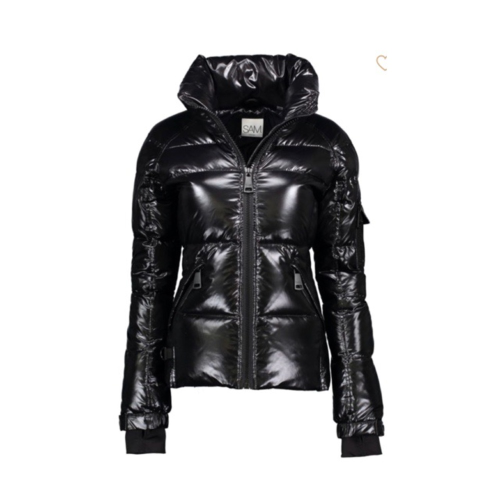 Black puff coat by SAM